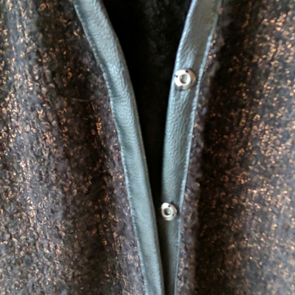 Black & metallic brass/gold flecked cardigan. - Picture 3 of 3